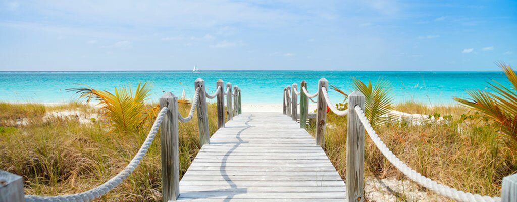 boardwalk heading to beach